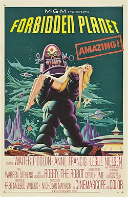 Cartel de Planeta Prohibido