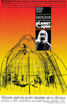 Cartel de El Planeta de los Simios